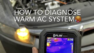 How to diagnose warm air conditioning