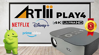 Artlii Play 4 Android 10 High Tech Projector - 🥇Best for 2023