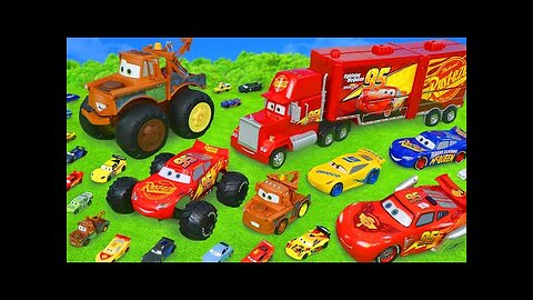 Toys from Cars 3 with Lightning McQueen for Kids!