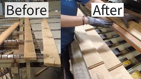 How to Make Oak Hardwood Floors - Tree to Foot