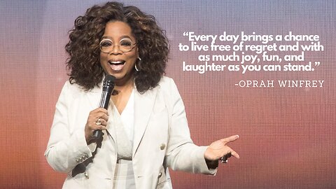 Oprah Winfrey Motivational Speech "Three Pieces of Advice"