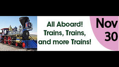 All Aboard! Trains, Trains and More Trains with Mark Fenbers!