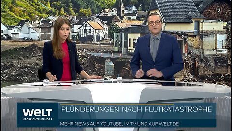 "PLÜNDERUNG NACH FLUTKATASTROPHE 2021