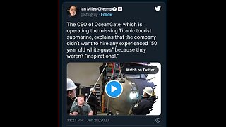 The CEO of OceanGate, which is operating the missing Titanic tourist submarine explains......