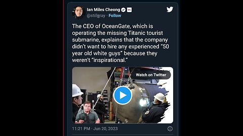 The CEO of OceanGate, which is operating the missing Titanic tourist submarine explains......