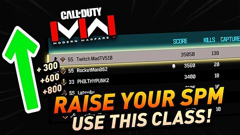 Use THIS CLASS to MAXIMIZE Score in MW3