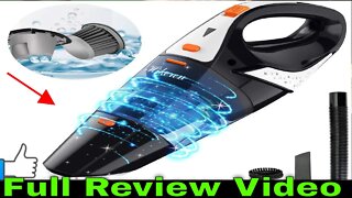 Hikeren Handheld Vacuum Cordless with High Power And Powered by Li-ion Battery Rechargeable