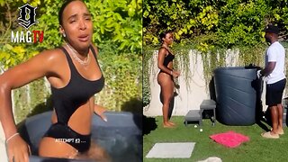 Kelly Rowland Tries The Cold Challenge! 🥶