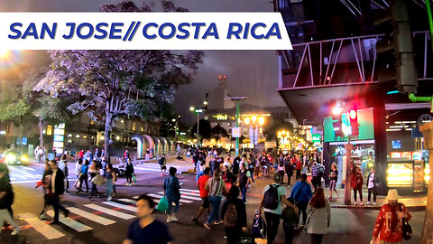 SAN JOSE, Costa Rica // Night Time Walk Through Downtown [#tourism][2022]