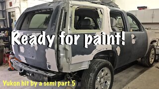 Rebuilding a GMC Yukon hit by a semi part 5