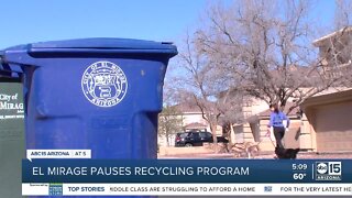 El Mirage suspending recycling program