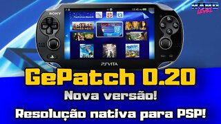 PS Vita - GePatch 0.20 - Resolução nativa em games de PSP no Adrenaline! Melhores gráficos!