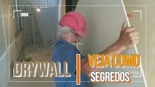 DRYWALL VEJA COMO FIXAR E OS SEGREDOS.