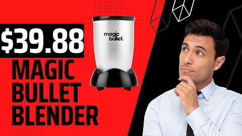 magic bullet blender how to use