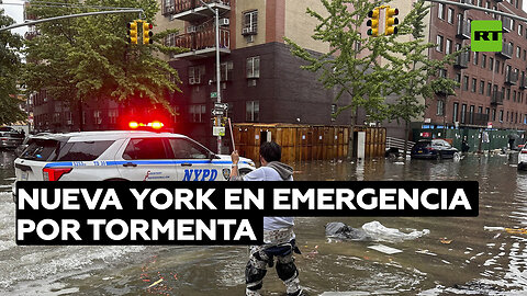 Declaran el estado de emergencia en Nueva York por una fuerte tormenta