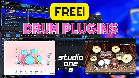 Free DRUM PLUGINS! And HOW TO use Them!!