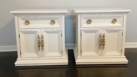 Furniture Flipping- A set of Drexel nightstands