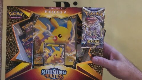 BigTCGFan Product Opening Pokemon Shining Fates Pikachu V Collection