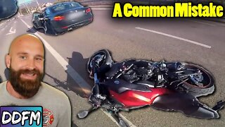 This Motorcycle Crash Could Have Been Much Worse!