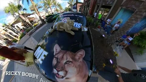 Ricky Bobby and his Cougar - Promenade at Sunset Walk - Kissimmee, Fl.