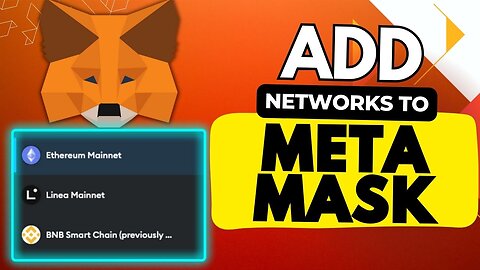 How to Add Different Blockchain Networks to MetaMask wallet? Web3 made easy!