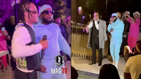 T.I. & Tiny Get Jeezy To Pull Up To His 43rd Backyard B-Day Bash! 🎉