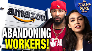 AOC CALLED OUT By Amazon Workers & Krystal Ball