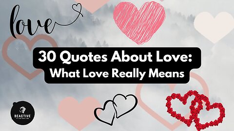 30 Facts about love.