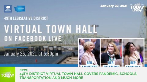 49th District virtual town hall covers pandemic, schools, transportation and much more