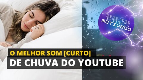 SOM DE CHUVA PARA RELAXAR (CURTO) | TELA PRETA