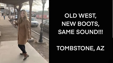 Old West, New Boots, Same Sound !!! #tombstone #oldwest #boots #cool #arizona #usa