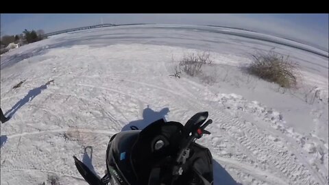 Gaylord to Mackinaw City Snowmobile Trip