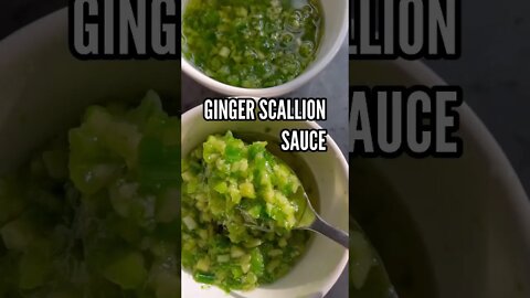 🥣 Put This Sauce on EVERYTHING! Chinese Ginger Scallion Sauce #shorts | Rack of Lam