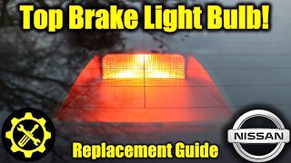2007 - 2012 Nissan Altima High-Mount (3rd) Brake Light Bulb Replacement!