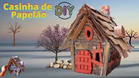 CASINHA DE PAPELÃO! CARDBOARD HOUSE!