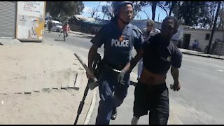 SOUTH AFRICA - Cape Town - Protest in Witsand Atlantis. (8hK)