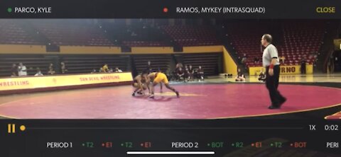 2021 ASU Wrestle off: Parco vs Ramos 1 of 2