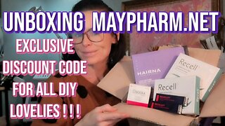 BIG NEWS MayPharm Net is giving Us 25% OFF DISCOUNT / Unboxing Excited To Try EVERYTHING / hurry