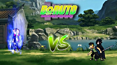 Kawaki e Sasuke VS Borushiki, Sasuke perde Rinnegan - Boruto: Naruto Next Generations | Mugen