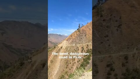 The most dangerous road in Peru! #shorts #peru #visitperu #travelperu #perú