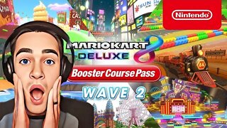 Reaction to Mario Kart 8 Booster Course Pass Wave 2 Trailer!