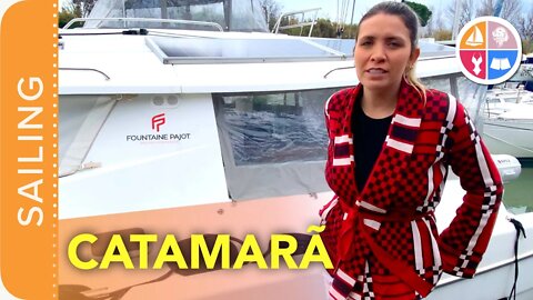 03 | CATAMARÃ Fountaine Pajot 44 por dentro - Sailing Around the World