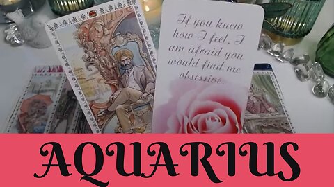 AQUARIUS ♒💖THEY REALLY DO LOVE YOU😲IN THE FEW DAYS AHEAD THINGS BECOME CLEARER💖AQUARIUS LOVE TAROT💝