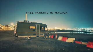 🇪🇸 Free Beach Parking in Malaga | Camperlife Spain 2021