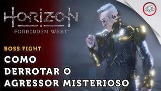 Horizon Forbidden West, Boss Fight, Como derrotar o Agressor Misterioso | super dica PT-BR