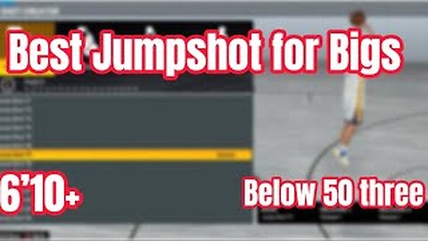 BEST BIG MAN JUMPSHOT FOR 6’10+ (NBA 2K22 Current Gen)