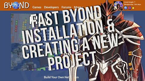 Fast BYOND Installation & Creating a New Project