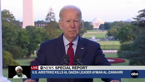 US operation killed al-Qaida leader al-Zawahri, Biden addresses nation