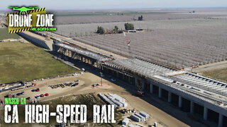 California High-Speed Rail Project Drone Flyover UPDATE - Wasco, CA: 2/24/22 [4K 60FPS HDR]
