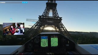 Flight Simulator 2020 | Paris CDG 👨🏼‍✈️ - Passage sous: ✅ La Tour Eiffel - ❌ Arc de Triomphe (FAIL)